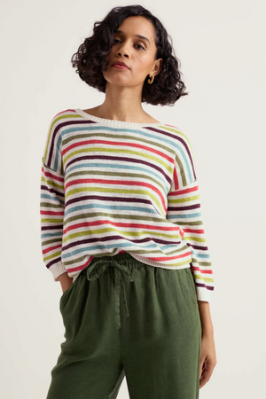 Seasalt Knavock Jumper in Mini Cornish Camelian Multi