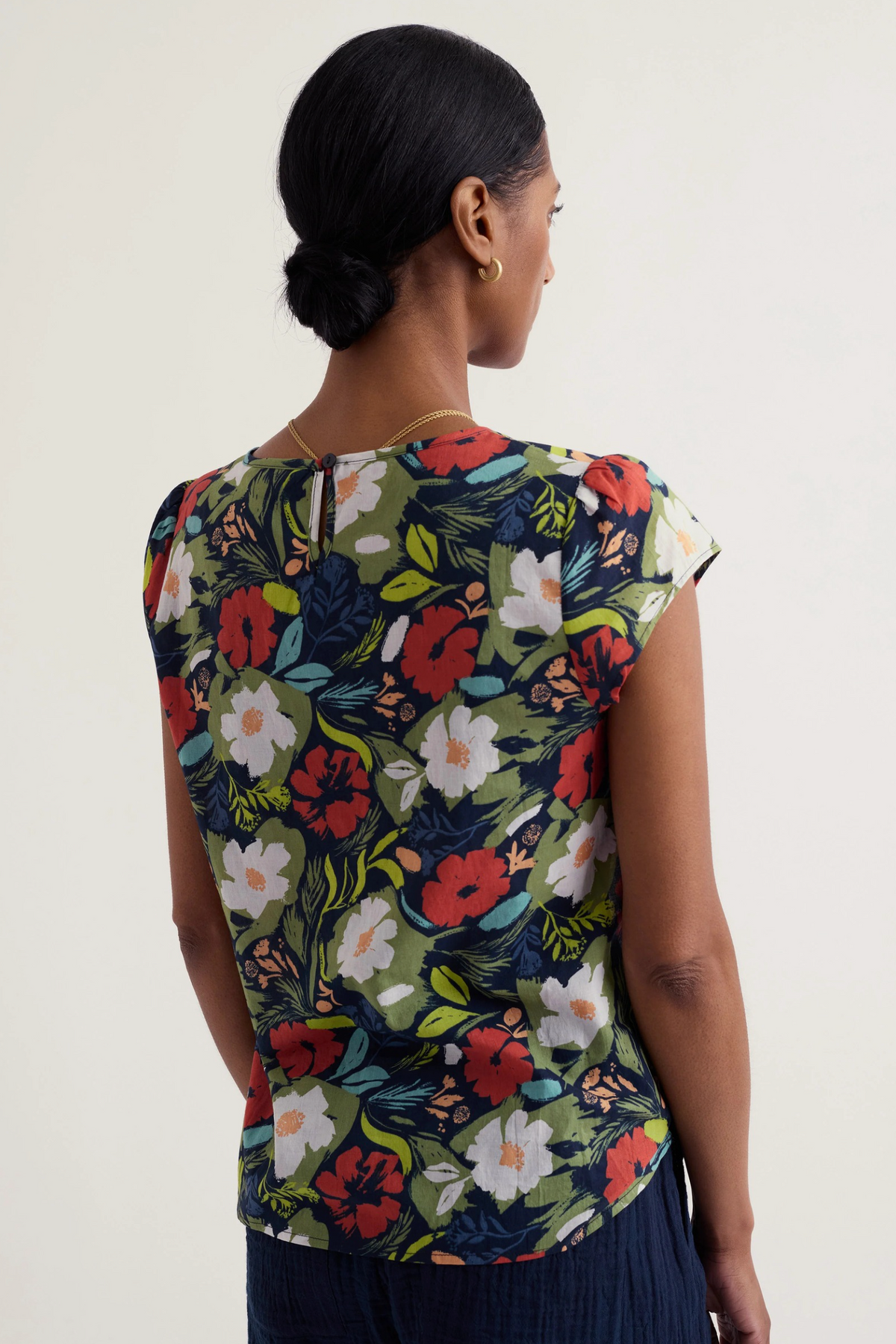Seasalt Collingwood Garden Gate Top in Summer Shadows Mix