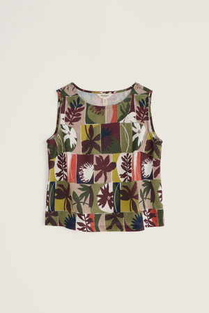 Seasalt Cornwall Colour Study Top in Floral Splice Cacao