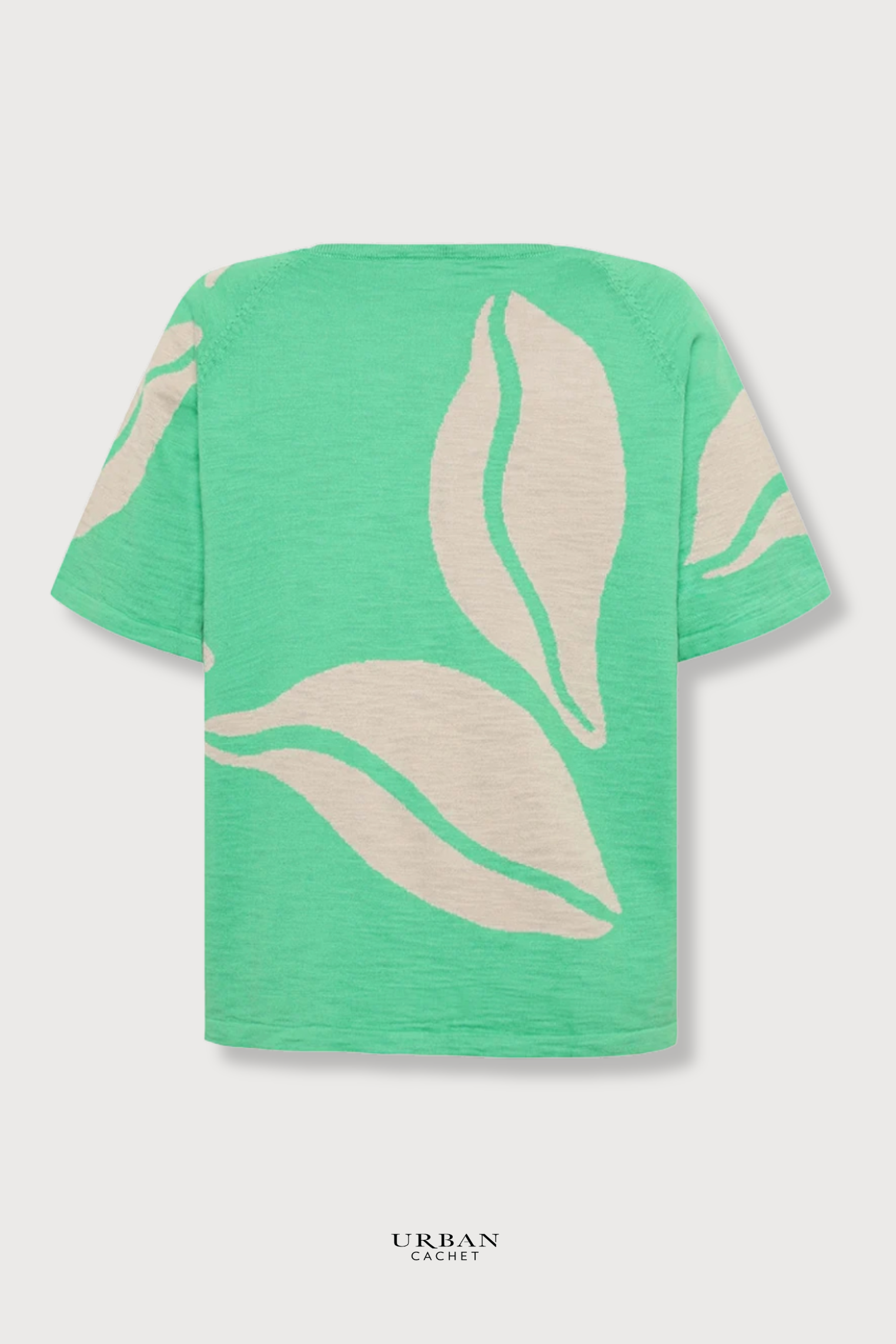 Mansted Denmark Levi Eco Leaf Love Tee in Green