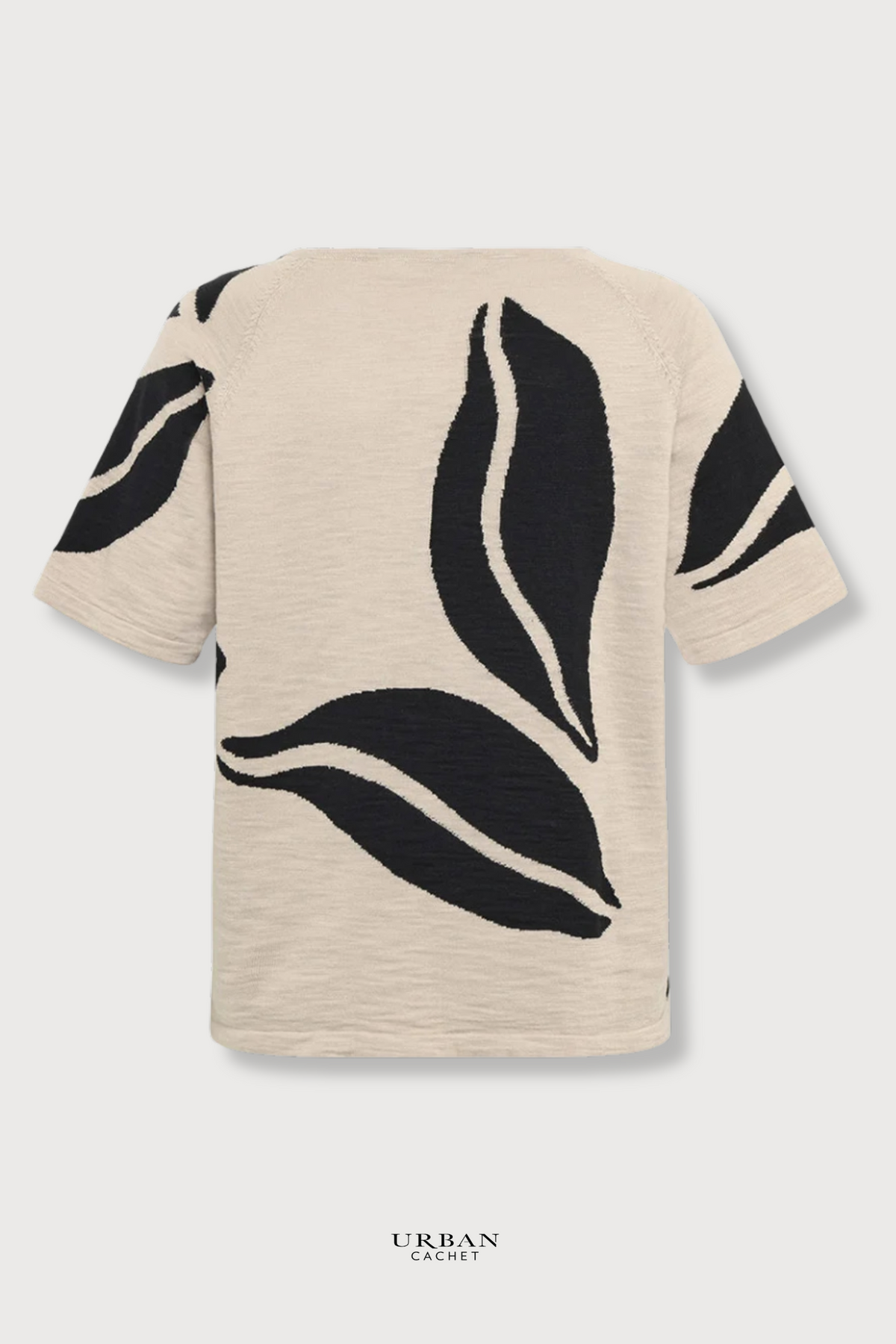 Mansted Denmark Levi Eco Leaf Love Tee in Black