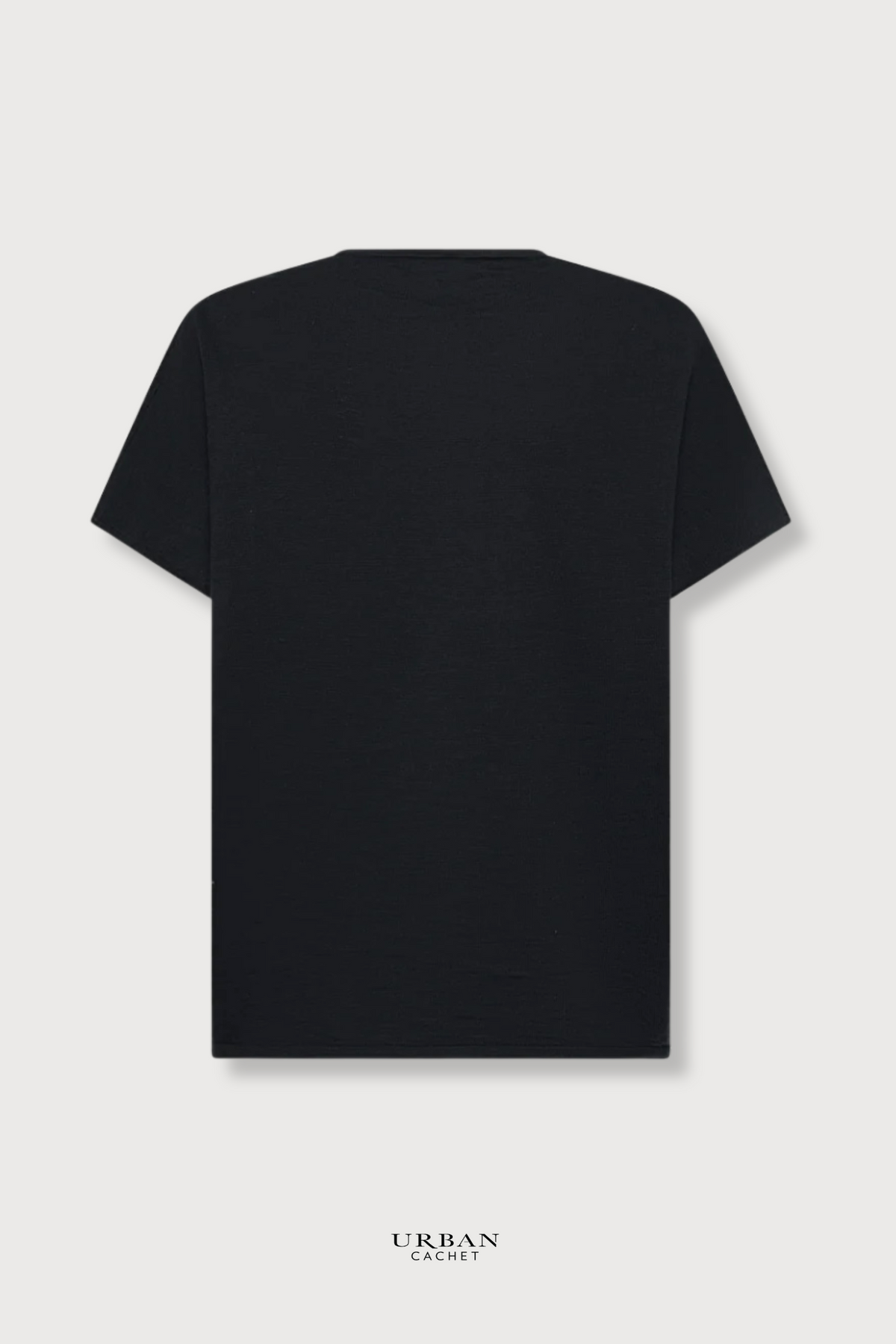 Mansted Denmark Eco Slub Wedge Top in Black