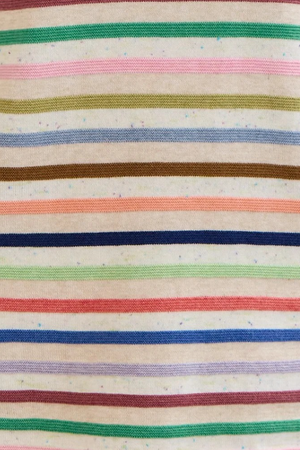 Mansted Denmark Adele Eco Link Stripe in Light Oat