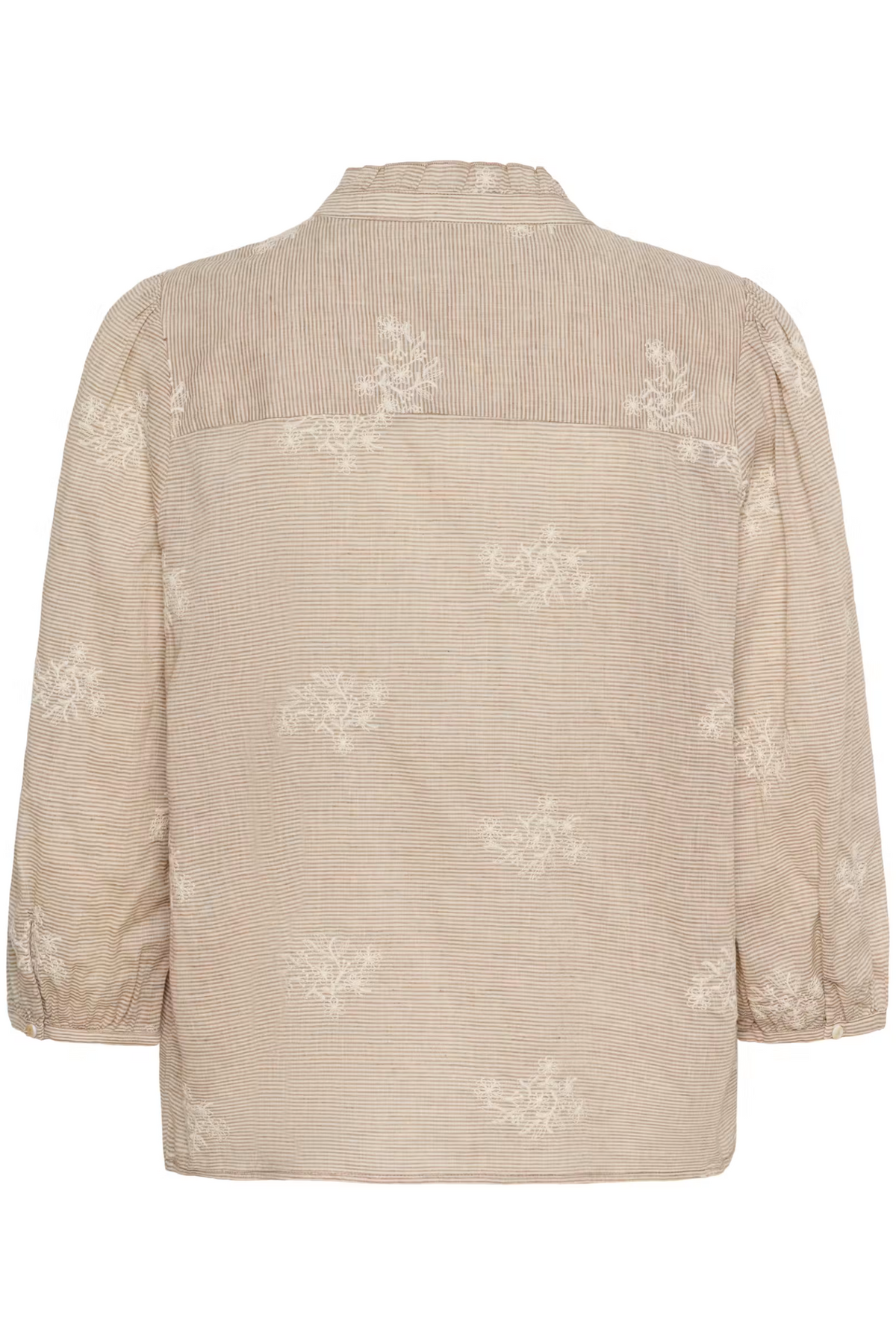 Cream Clothing Korey Blouse in Brown & White Stripe