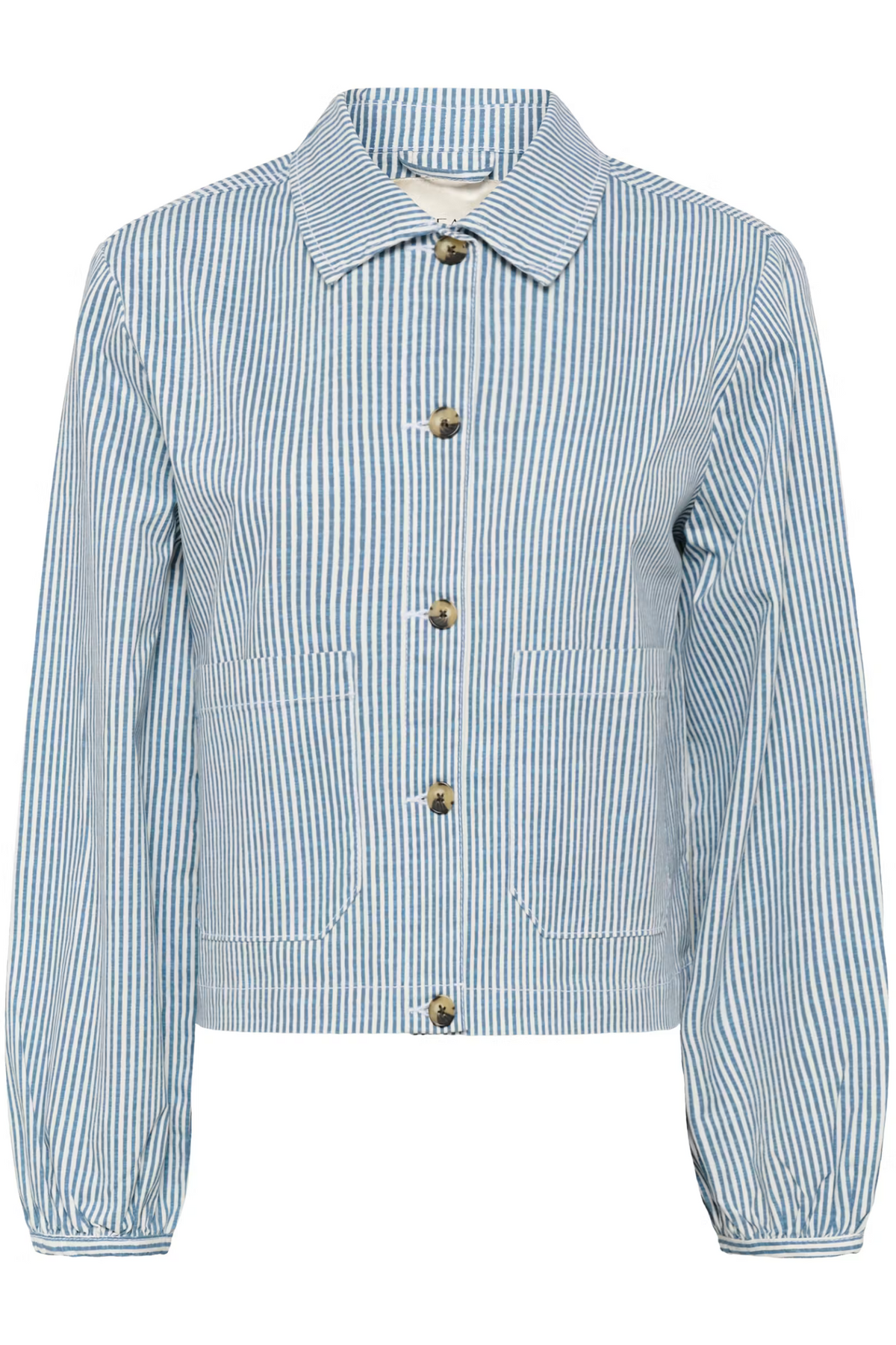 Cream Clothing Berta Twill Jacket in Horizon Blue Milkboy
