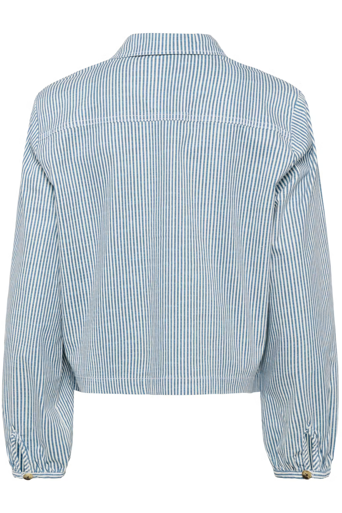 Cream Clothing Berta Twill Jacket in Horizon Blue Milkboy