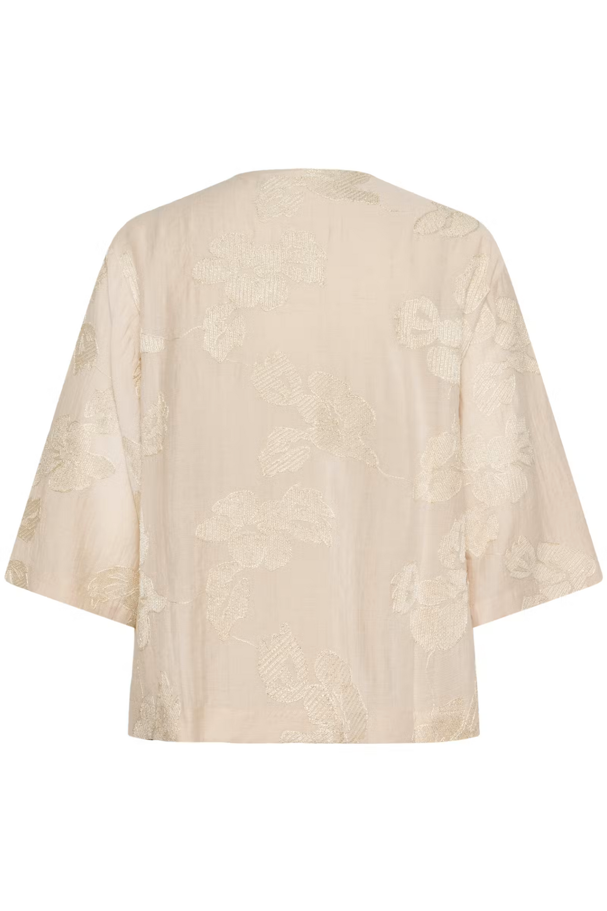 Cream Clothing Emilia Short Kimono jacket in Perfectly Pale Melange