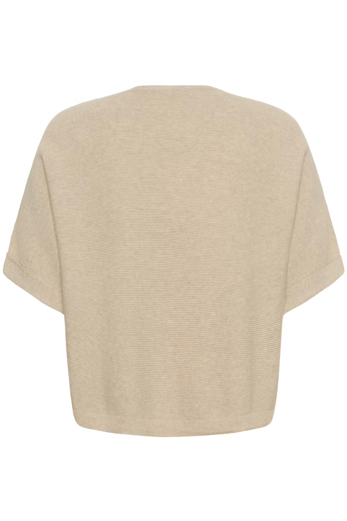 Cream Clothing Sillar Knit Bolero in Oat Melange