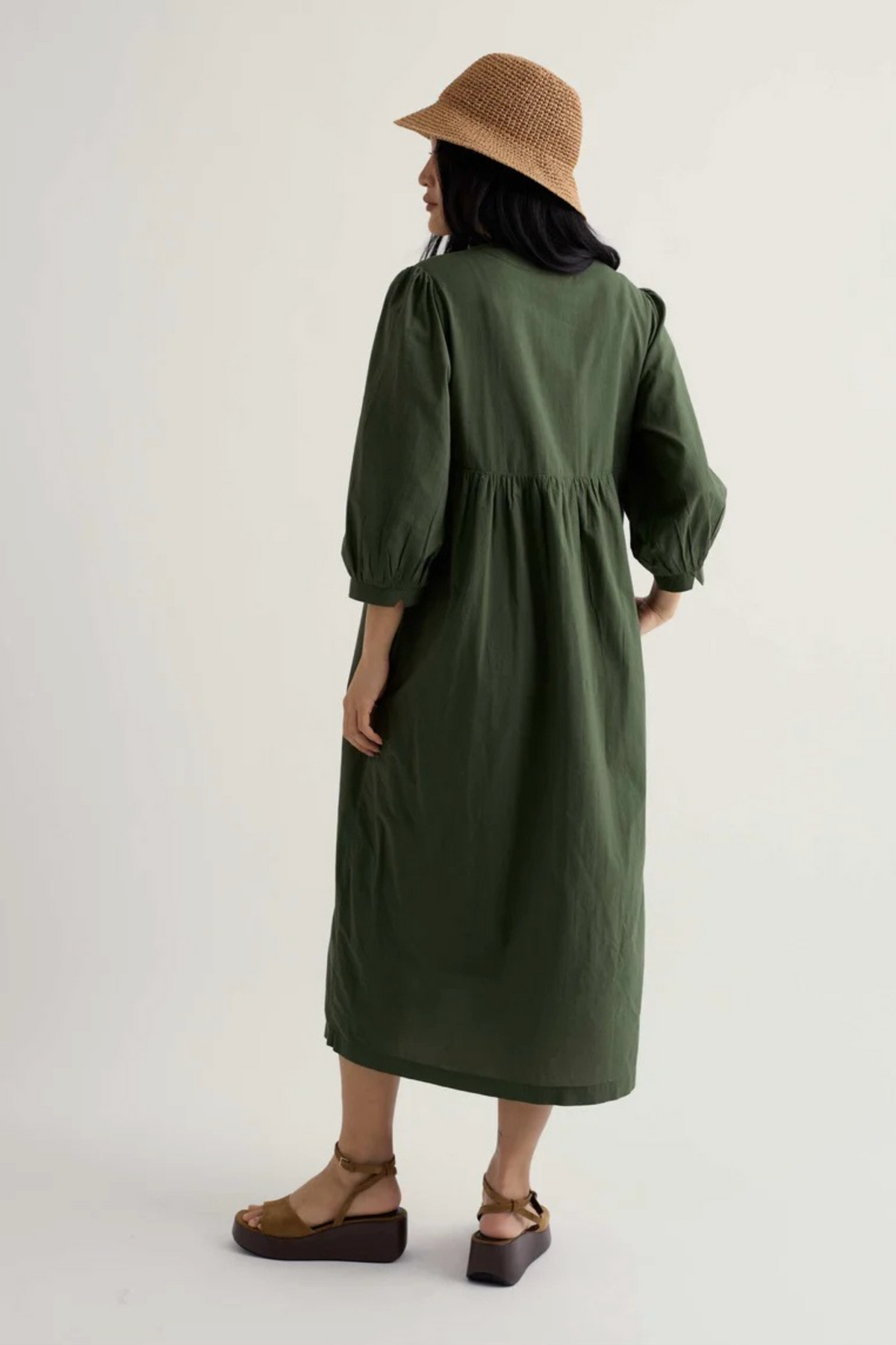 Seasalt Cornwall Earth Colours Dress in Hosta
