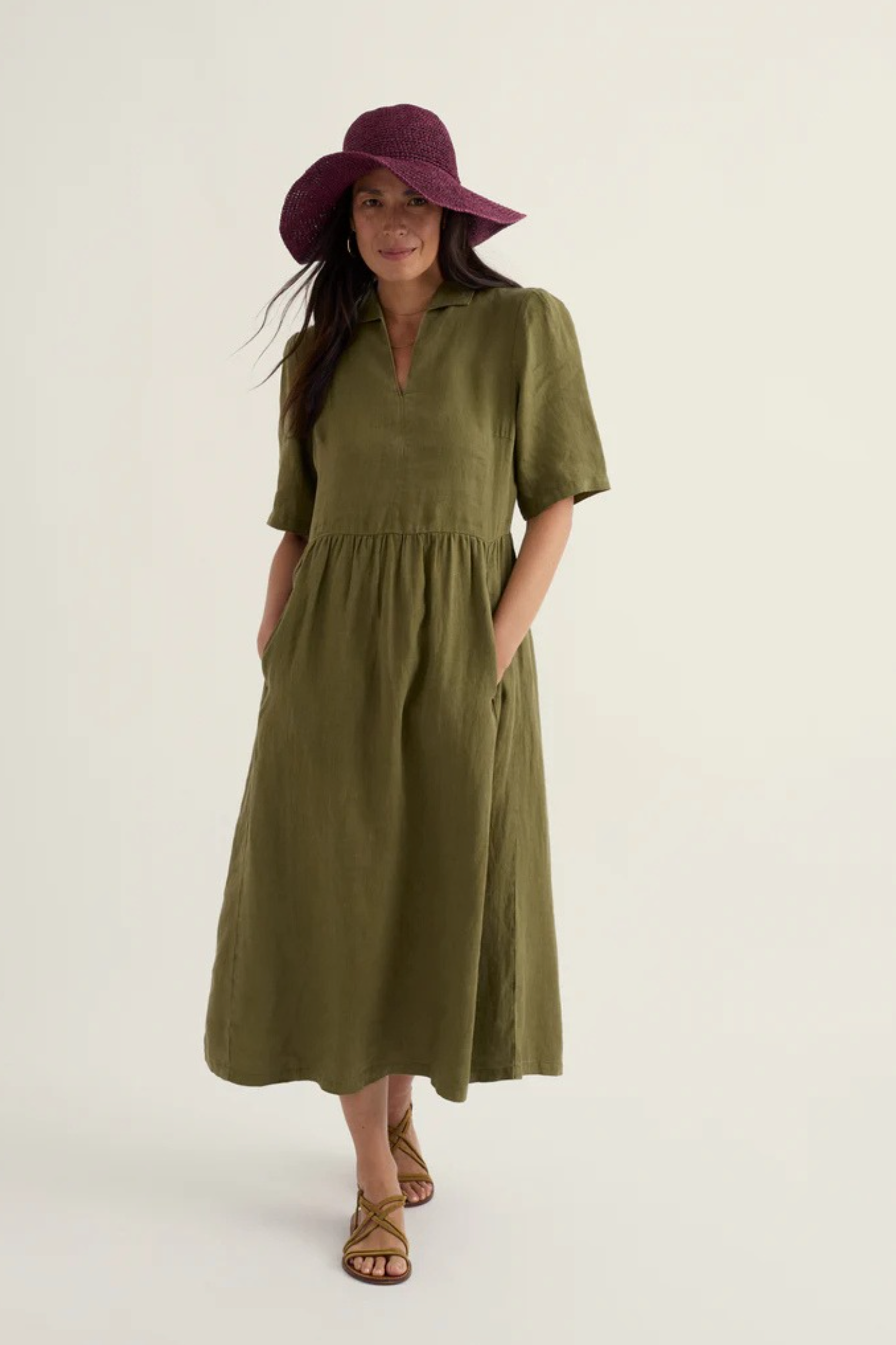 Seasalt Cornwall Fen Violet Dress in Creek