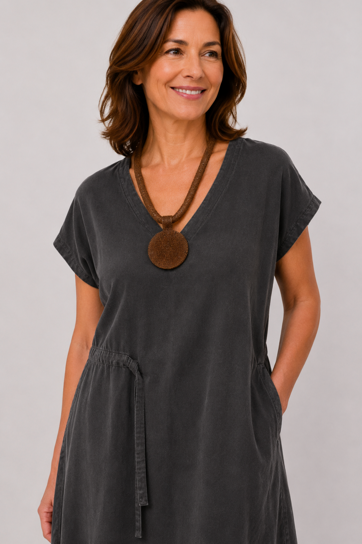 Urban Cachet Accessories Handmade Knitted Lovina Necklace in Copper