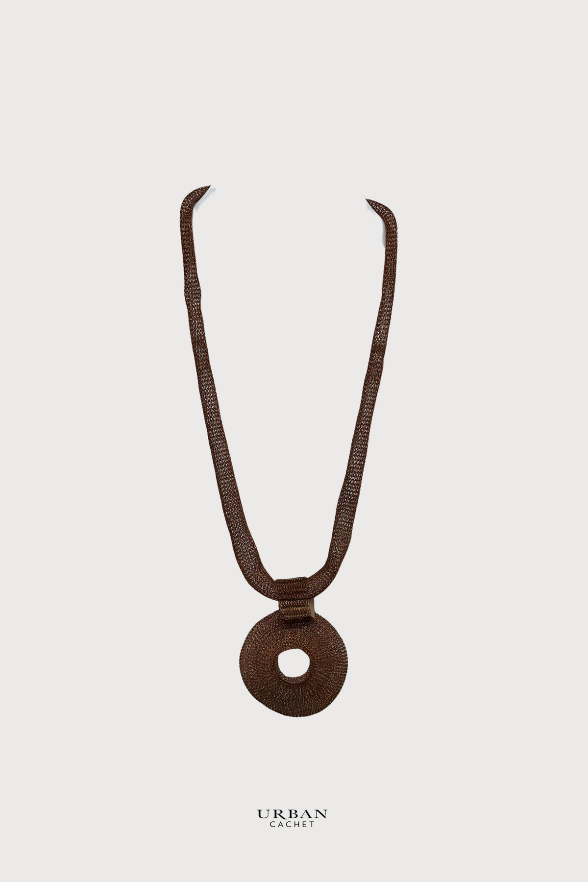 Urban Cachet Accessories Handmade Knitted Uluwatu Necklace in Copper