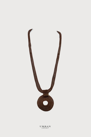 Urban Cachet Accessories Handmade Knitted Uluwatu Necklace in Copper
