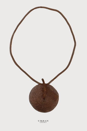 Urban Cachet Accessories Handmade Knitted Nusa Necklace in Copper