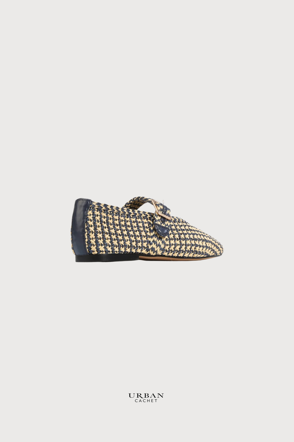 EOS Footwear Santalum Sandals in Navy Raffia