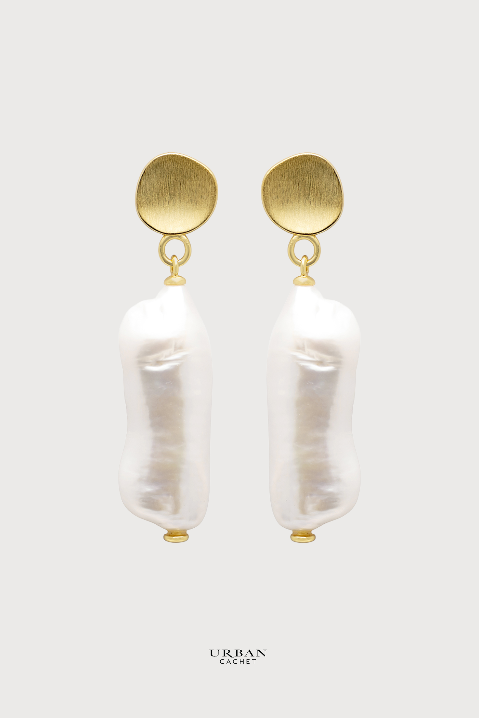 YiSu Design Duality Earrings in Gold