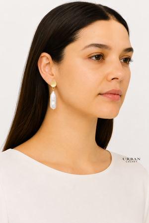 YiSu Design Duality Earrings in Gold