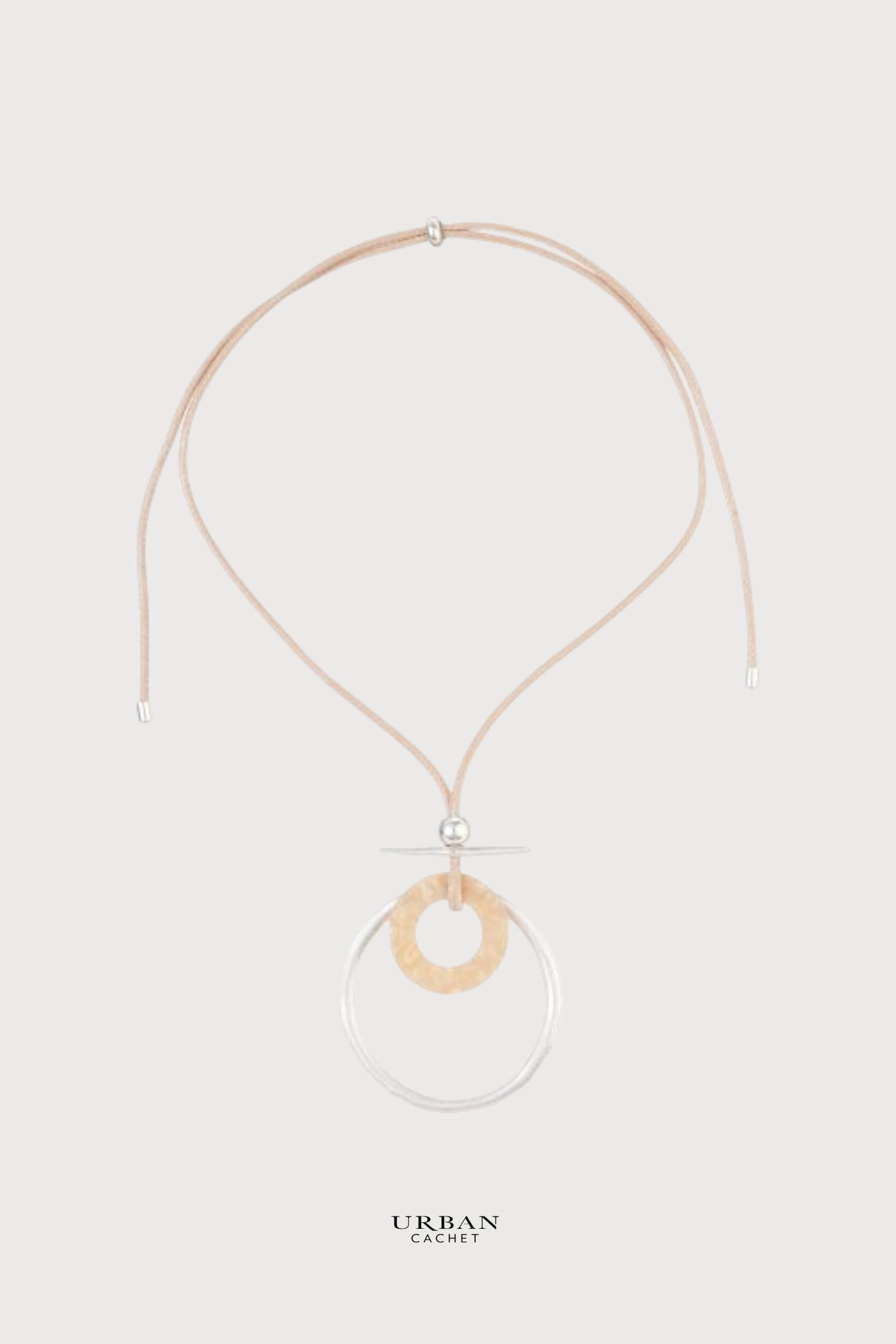 Enhance Accessories Belgium Necklace in Silver