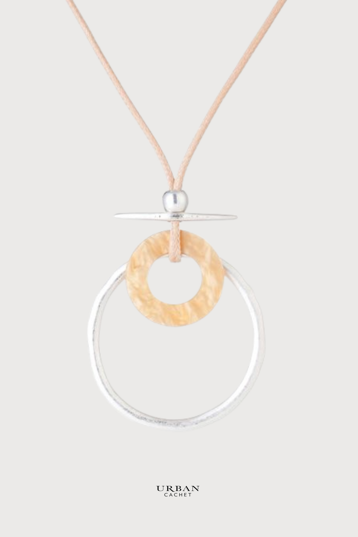 Enhance Accessories Belgium Necklace in Silver