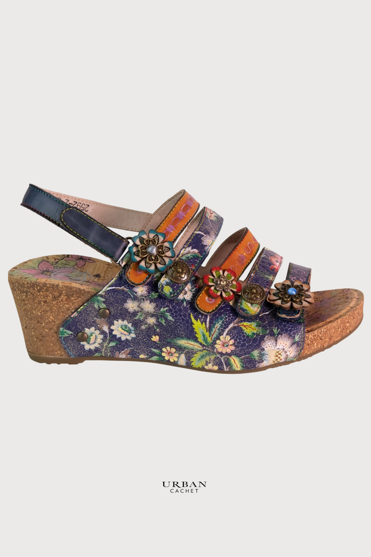 Hinako Tokyo Sandal in Navy