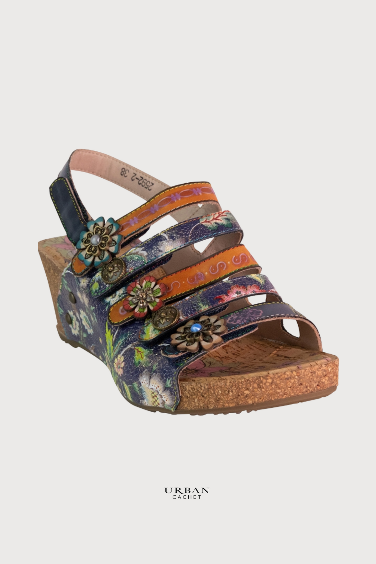 Hinako Tokyo Sandal in Navy