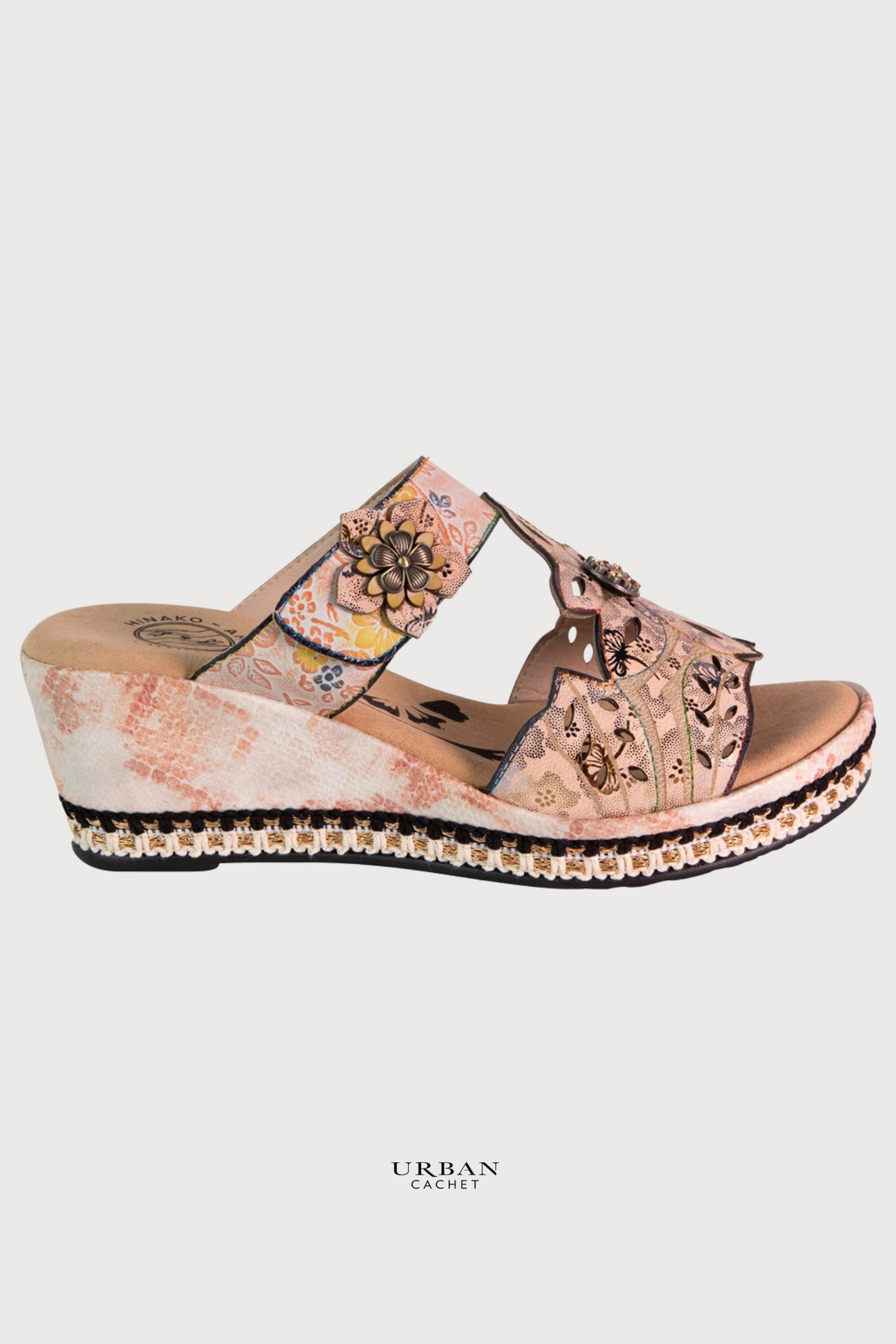 Hinako Tivoli Sandal in Peach