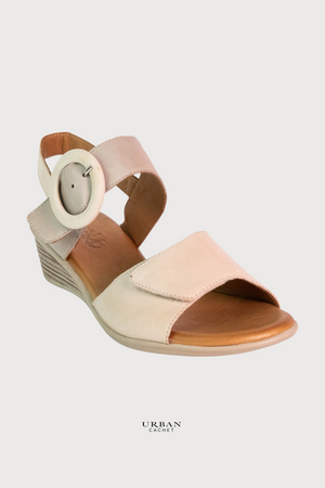 Hinako Chantilly Sandal in Nude Dark Stone
