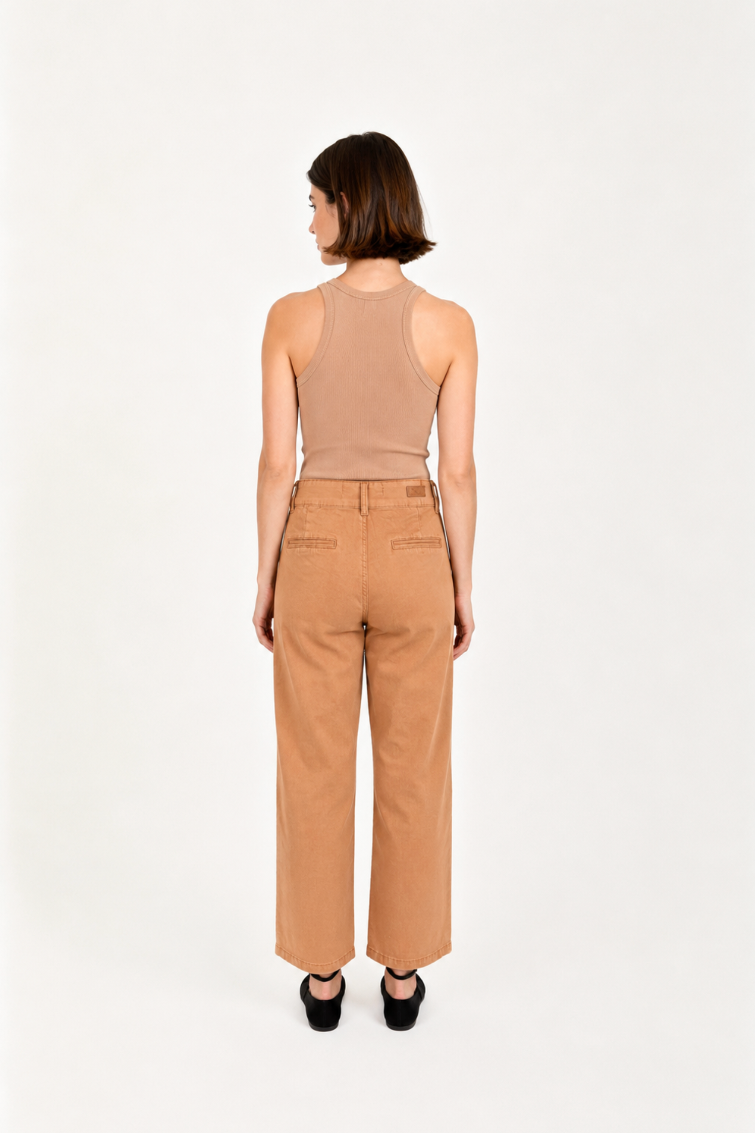 New London Jeans Christow Loose Leg Crop in Ginger