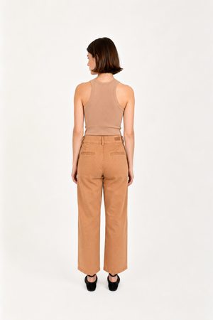 New London Jeans Christow Loose Leg Crop in Ginger