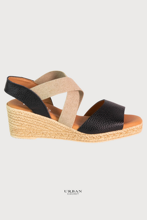 Hinako Festa Sandal in Oxford Black