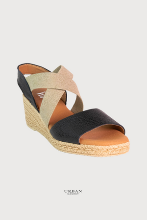 Hinako Festa Sandal in Oxford Black