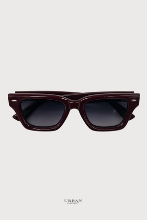 Reality Sunglasses The Tourist in Merlot