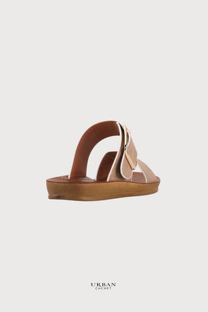 loscabos Doti Sandal in Taupe Whitetrim