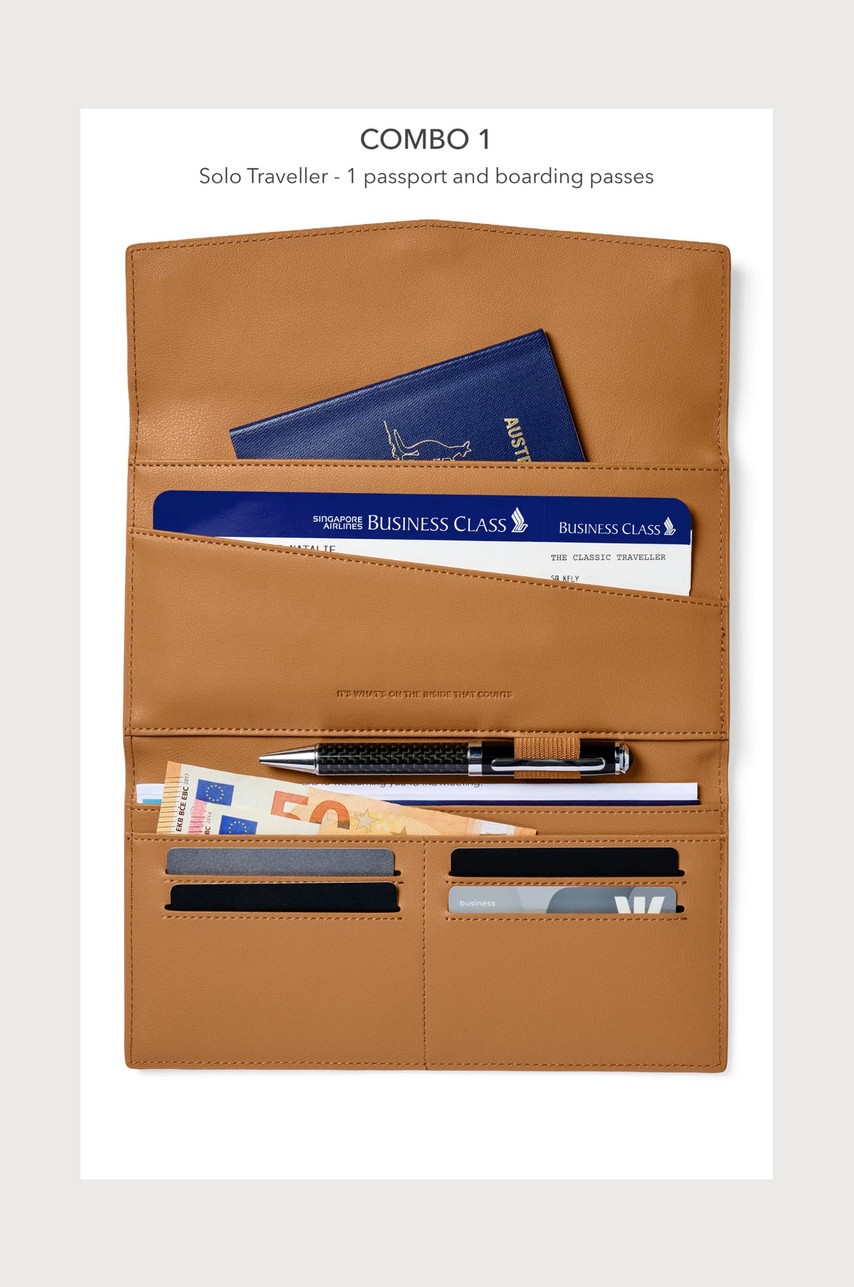 FOX and LEO The Traveller in Tan