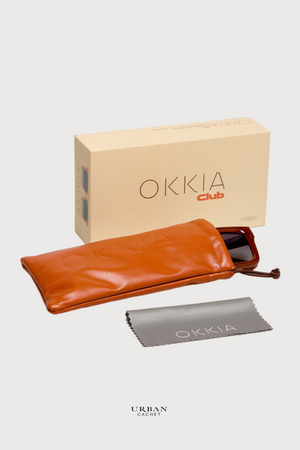 OKKIA Vulcano Sunglasses in Jelly Orange