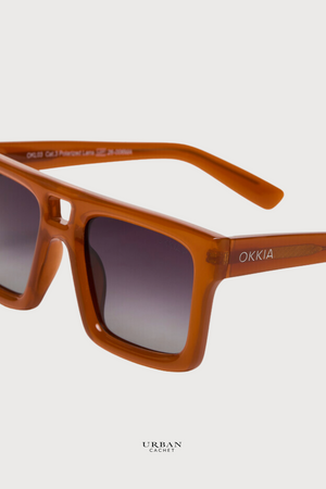 OKKIA Vulcano Sunglasses in Jelly Orange
