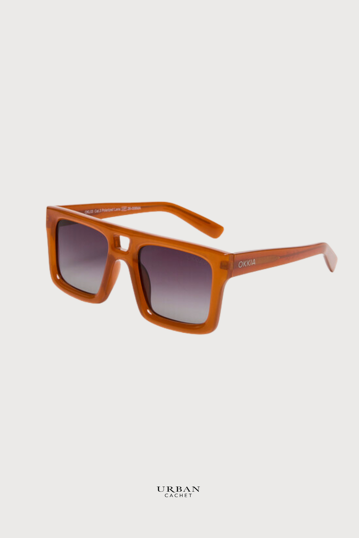 OKKIA Vulcano Sunglasses in Jelly Orange
