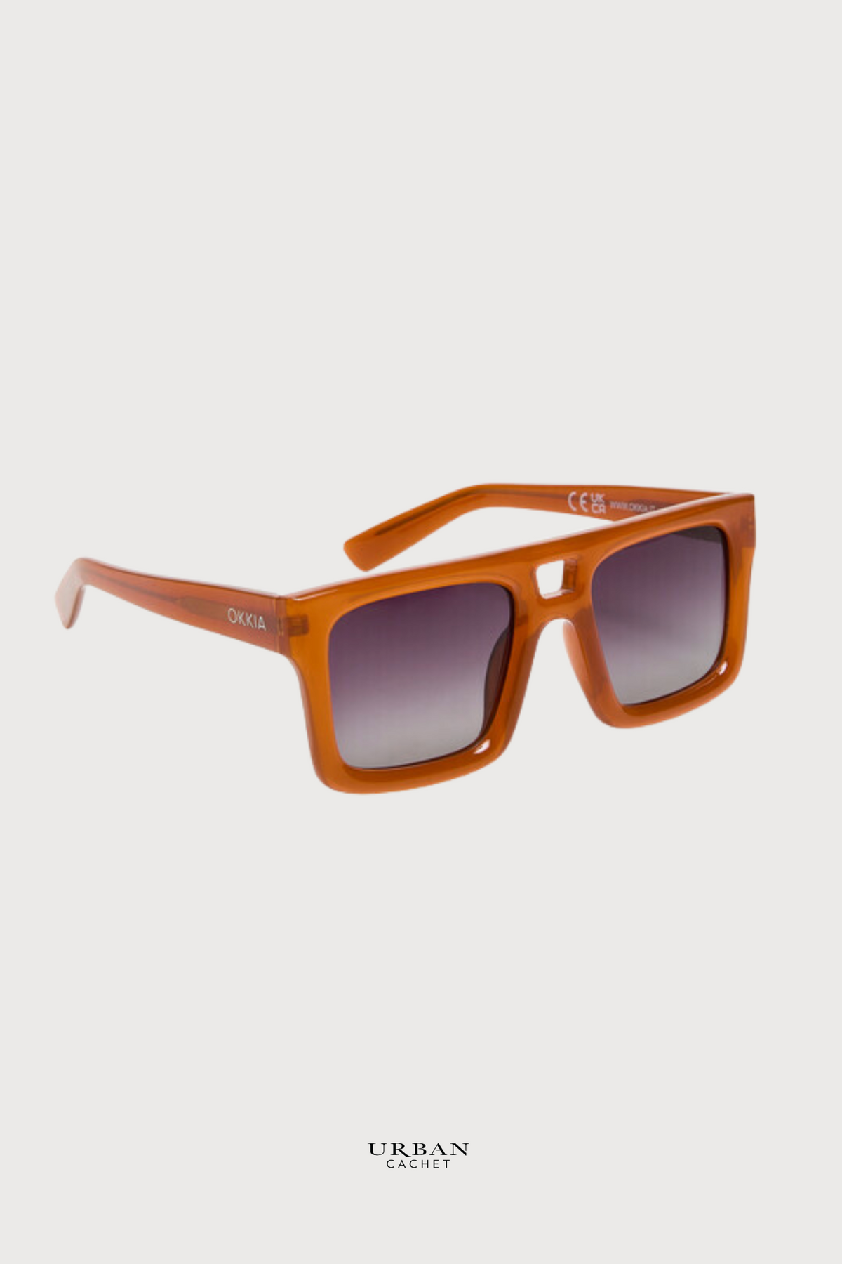OKKIA Vulcano Sunglasses in Jelly Orange