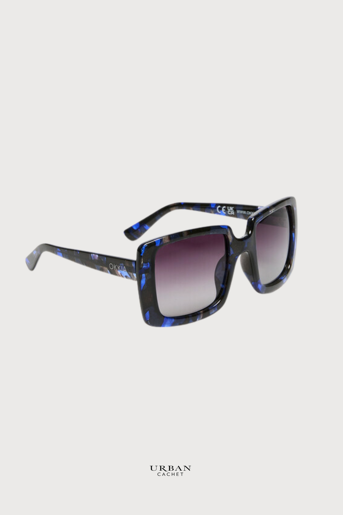 OKKIA Ischia Sunglasses in Blue Frost