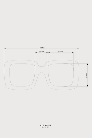 OKKIA Ischia Sunglasses in Jelly Orange