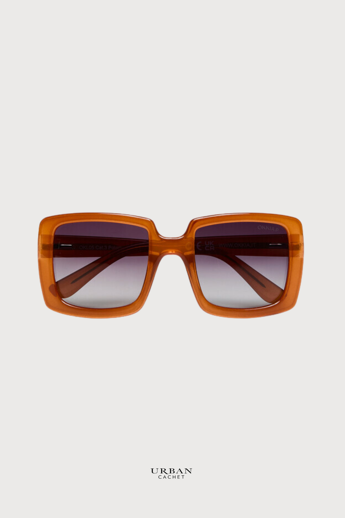 OKKIA Ischia Sunglasses in Jelly Orange