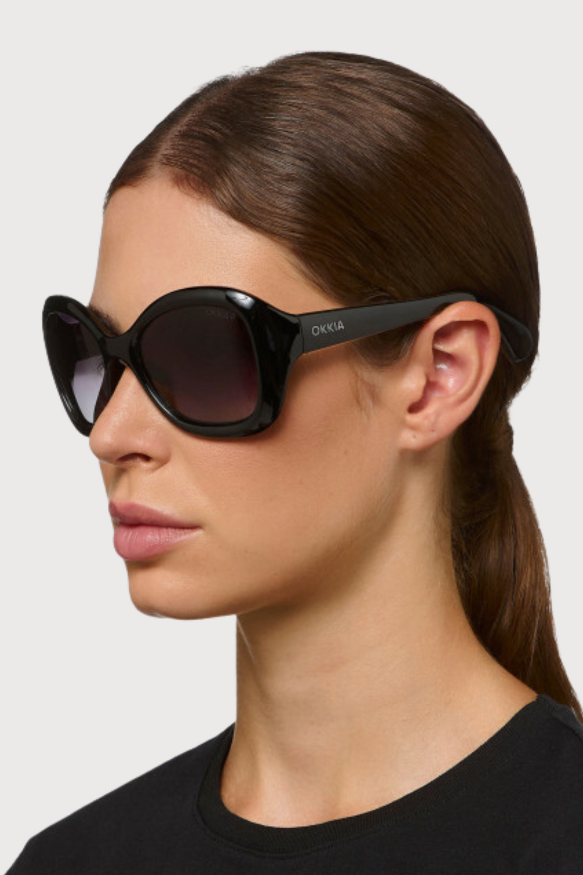 OKKIA Procida Sunglasses in Black