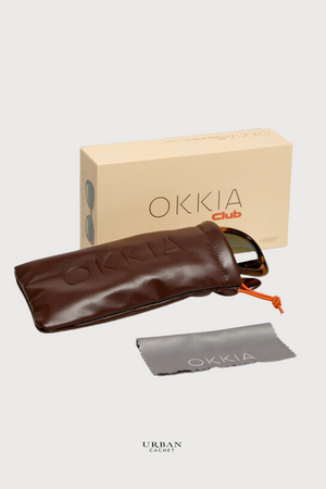 OKKIA Procida Sunglasses in Havana/Green