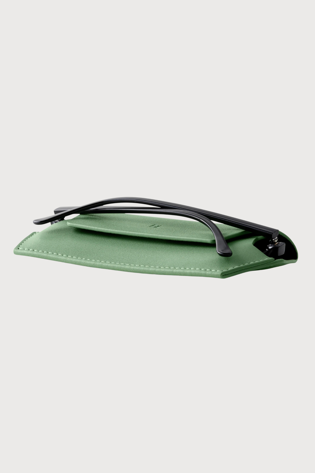 FOX and LEO Slimline Glasses Case in Sage