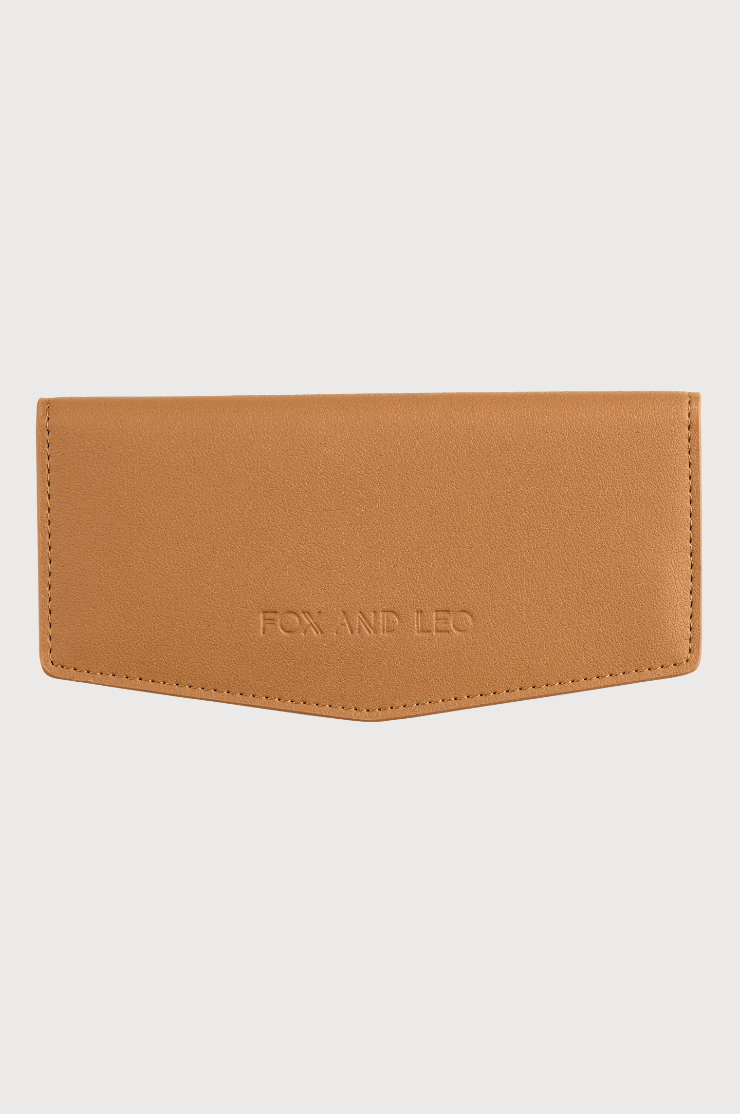 FOX and LEO Swallet Slimline Wallet in Tan