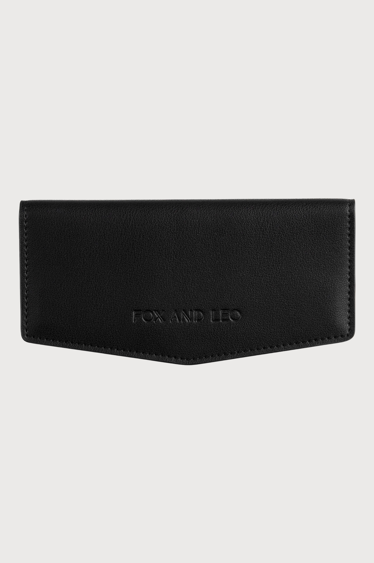 FOX and LEO Swallet Slimline Wallet in Black