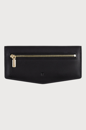 FOX and LEO Swallet Slimline Wallet in Black