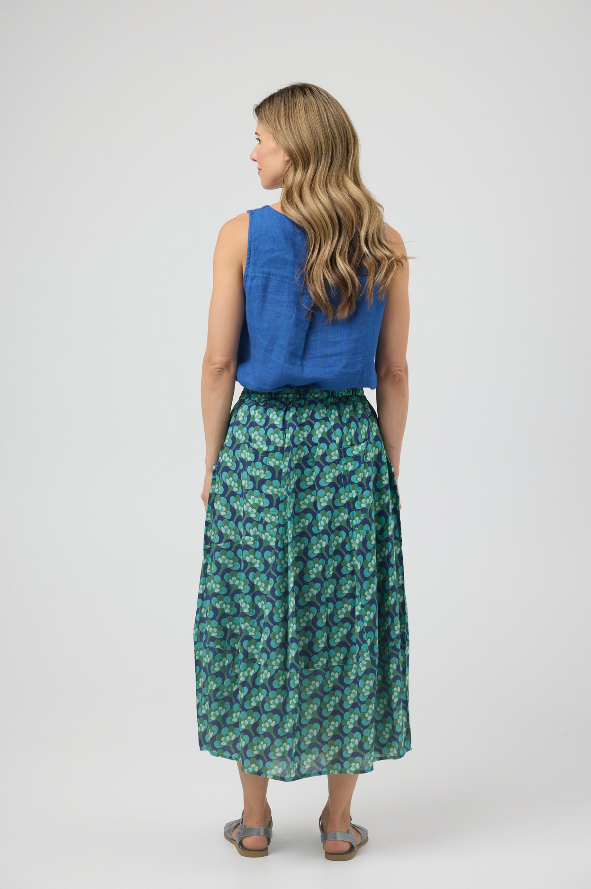 CAKE Pocket Panel Skirt in Broccoli