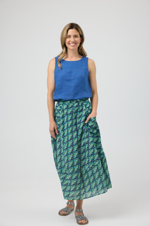 CAKE Pocket Panel Skirt in Broccoli