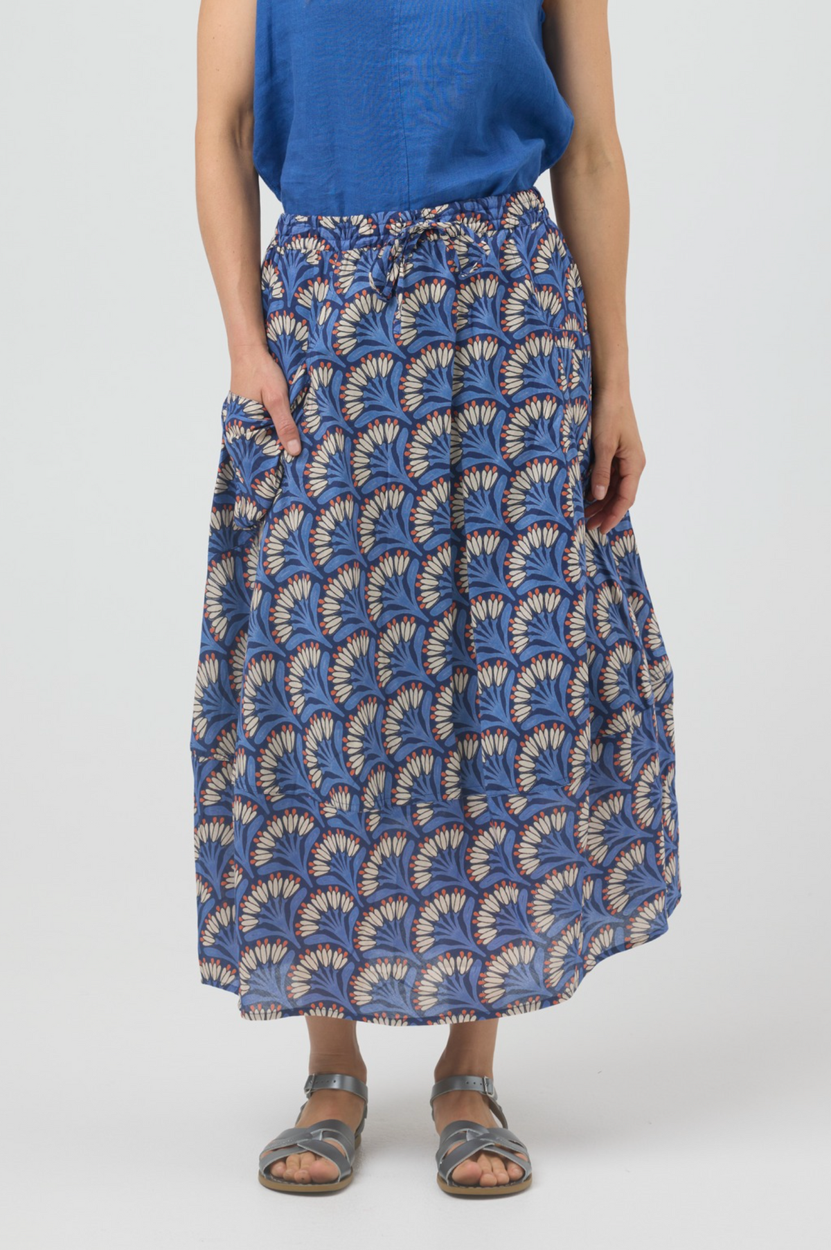 CAKE Pocket Panel Skirt in French Flower